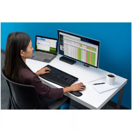 Kensington ErgoSoft csuklótámasz Gél, Hőre lágyuló poliuretán (TPU) Fekete