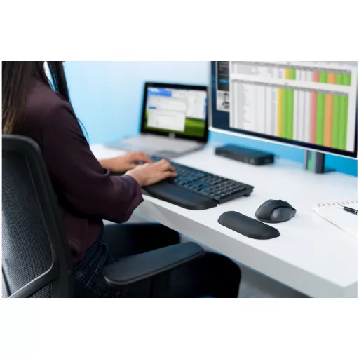 Kensington ErgoSoft csuklótámasz Gél, Hőre lágyuló poliuretán (TPU) Fekete