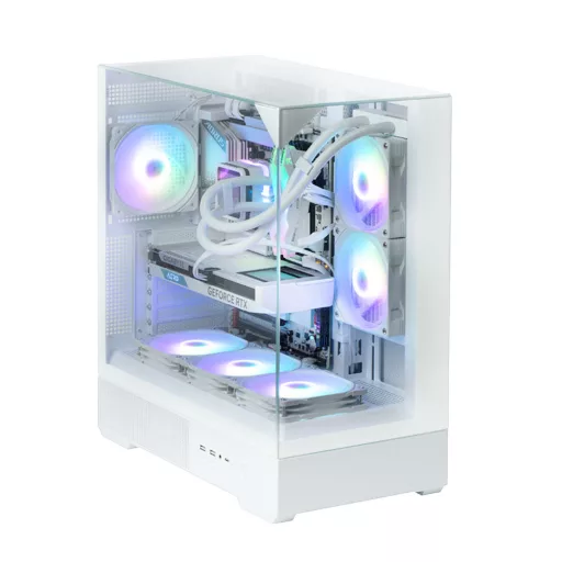 Zalman P40 Prism White Midi Tower Fehér