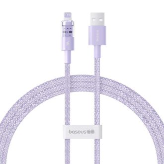 Baseus Gem USB to IP 2.4A fast charging cable 1 m Purple