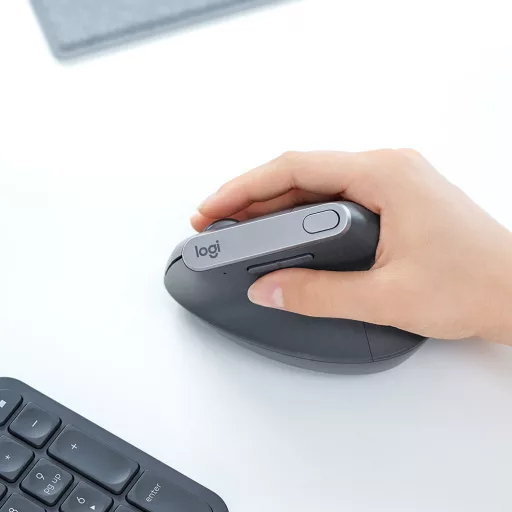 Logitech 910-005448 egér Irodai Jobbkezes RF vezeték nélküli + Bluetooth Optikai 4000 DPI