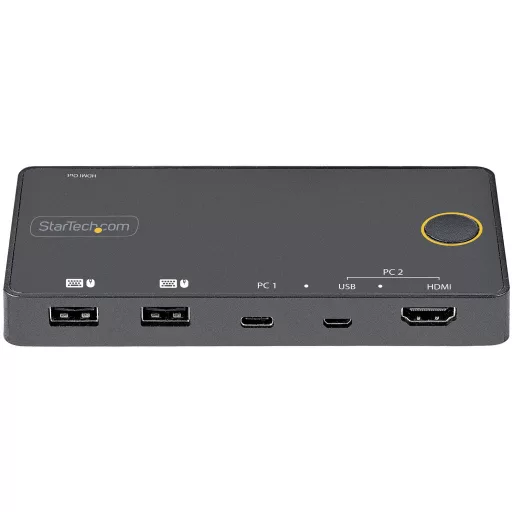 StarTech.com SV221HUC4K KVM kapcsoló Fekete
