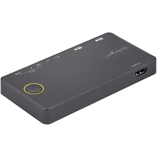 StarTech.com SV221HUC4K KVM kapcsoló Fekete