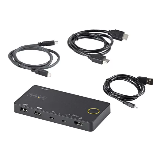 StarTech.com SV221HUC4K KVM kapcsoló Fekete