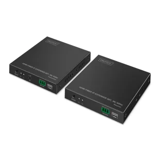   Digitus DS-55350 audió/videó jeltovábbító Adó és vevő Fekete