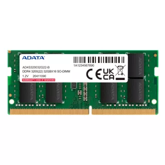 ADATA AD4S32008G22-DTGN 16 GB 2 x 8 GB DDR4 260-pin SO-DIMM