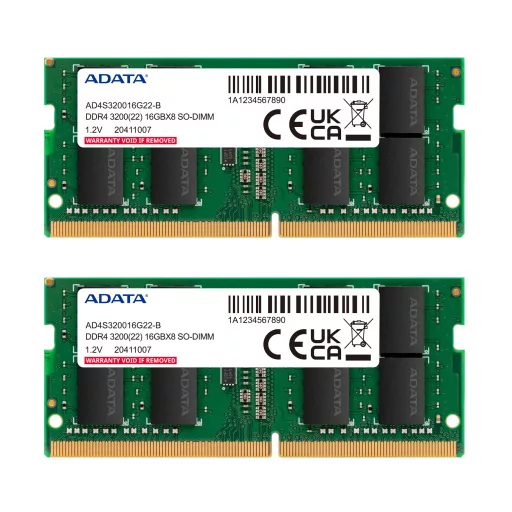 ADATA AD4S32008G22-DTGN 16 GB 2 x 8 GB DDR4 260-pin SO-DIMM
