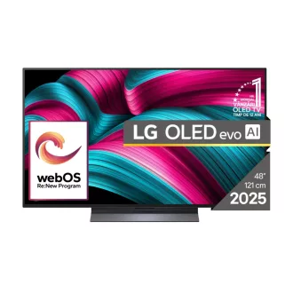   LG OLED evo AI OLED48C51LA televízió 121,9 cm (48") 4K Ultra HD Smart TV Wi-Fi Fekete