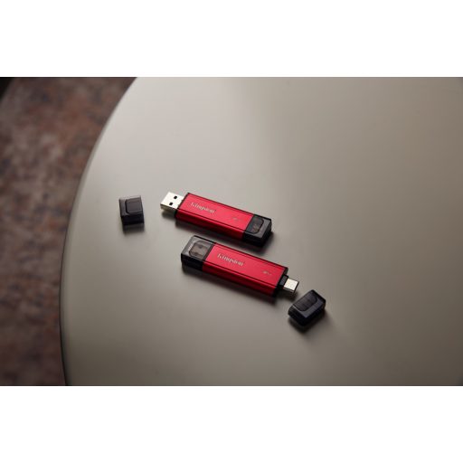 Kingston Technology Dual Portable 2 TB USB Type-A / USB Type-C 3.2 Gen 2 (3.1 Gen 2) Fekete, Vörös