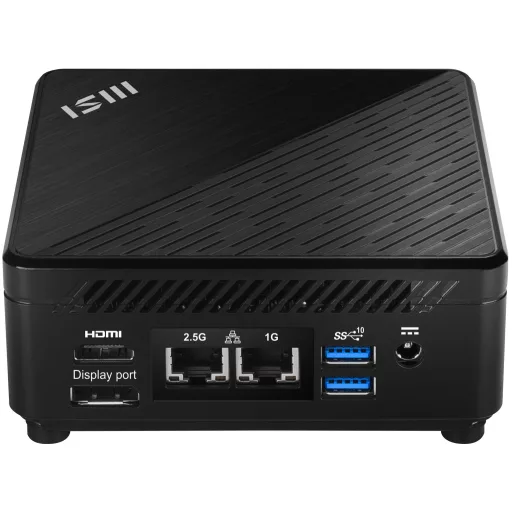 MSI Cubi 5 12M-283BAT PC/munkaállomás alapgép 0.66L sized PC Fekete i5-1235U