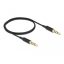 DeLOCK 66075 audio kábel 0,5 M 3.5mm Fekete