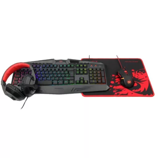 REDRAGON S101-BA-1 billentyűzet Egér mellékelve Játék USB Fekete