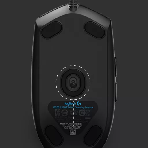 Logitech G 910-005796 egér Játék USB A típus 8000 DPI