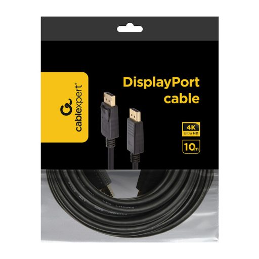 Gembird CC-DP2-10M DisplayPort kábel Fekete