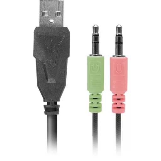 SPEEDLINK LUNERA 4in1 billentyűzet Egér mellékelve Játék USB QWERTZ Német Fekete