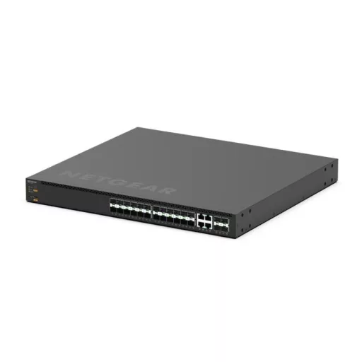 NETGEAR MSM4328F Vezérelt L3 10G Ethernet (100/1000/10000) 1U Fekete