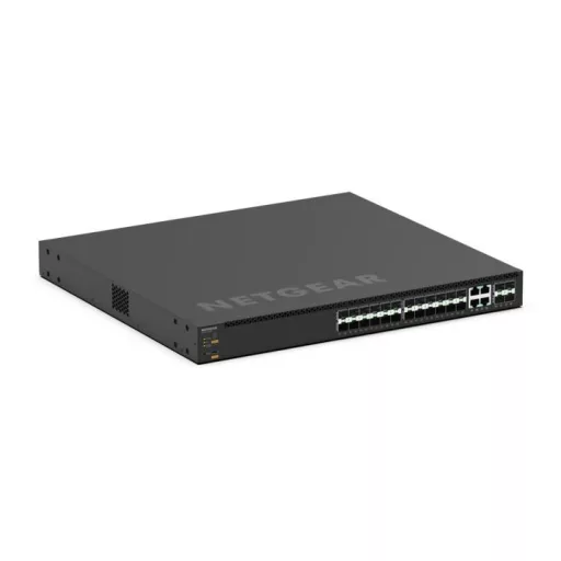 NETGEAR MSM4328F Vezérelt L3 10G Ethernet (100/1000/10000) 1U Fekete