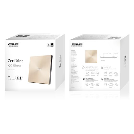 ASUS ZenDrive U9M optikai meghajtó DVD±RW Arany