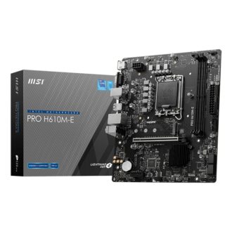 MSI PRO H610M-E Intel H610 LGA 1700 Micro ATX