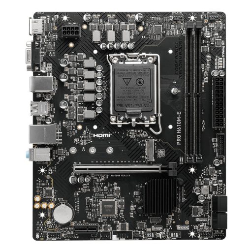 MSI PRO H610M-E Intel H610 LGA 1700 Micro ATX