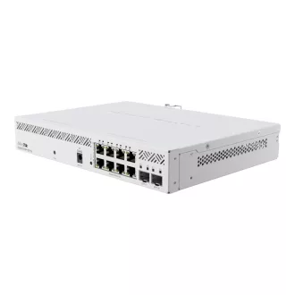   Mikrotik CSS610-8P-2S+IN hálózati kapcsoló Vezérelt Gigabit Ethernet (10/100/1000) Ethernet-áramellátás (PoE) támogatása Fehér