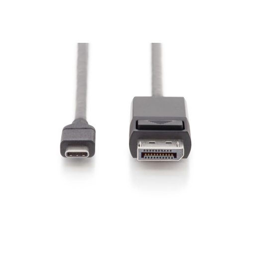Digitus AK-300333-020-S video átalakító kábel 2 M USB C-típus DisplayPort Fekete