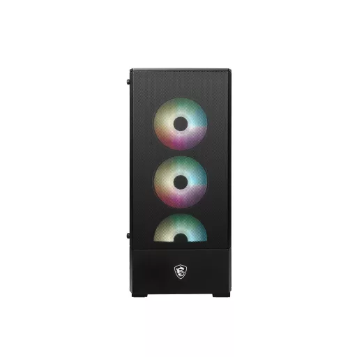 MSI MAG Forge 112R Midi Tower Fekete, Átlátszó