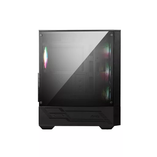 MSI MAG Forge 112R Midi Tower Fekete, Átlátszó
