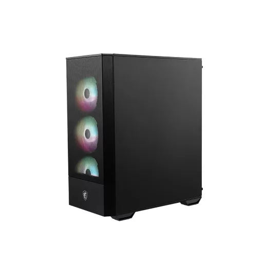 MSI MAG Forge 112R Midi Tower Fekete, Átlátszó