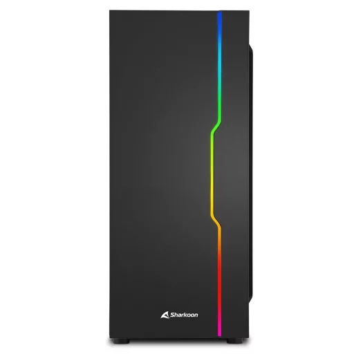 Sharkoon RGB Slider Midi Tower Fekete