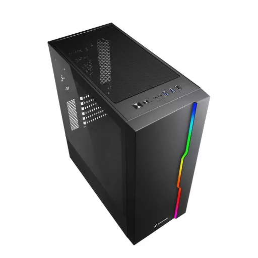 Sharkoon RGB Slider Midi Tower Fekete
