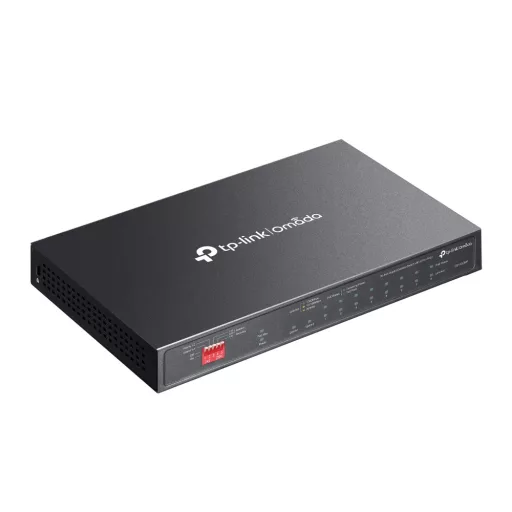 TP-Link Omada DS110GMP hálózati kapcsoló Beállítást nem igénylő (unmanaged) Gigabit Ethernet (10/100/1000) Ethernet-áramellátás (PoE) támogatása Fekete