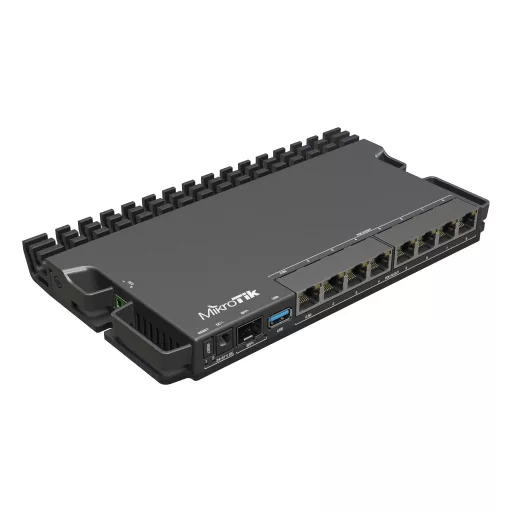 Mikrotik RB5009UG+S+IN vezetékes router 2.5 Gigabit Ethernet Fekete