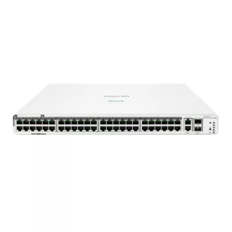   HPE Aruba Networking Networking Instant On Switch 40p Gigabit CL4 8p Gigabit CL6 PoE 2p 10GBT 2p SFP+ 600W 1960 Vezérelt L2+ Gigabit Ethernet (10/100/1000) Ethernet-áramellátás (PoE) támogatása 1U Fehér
