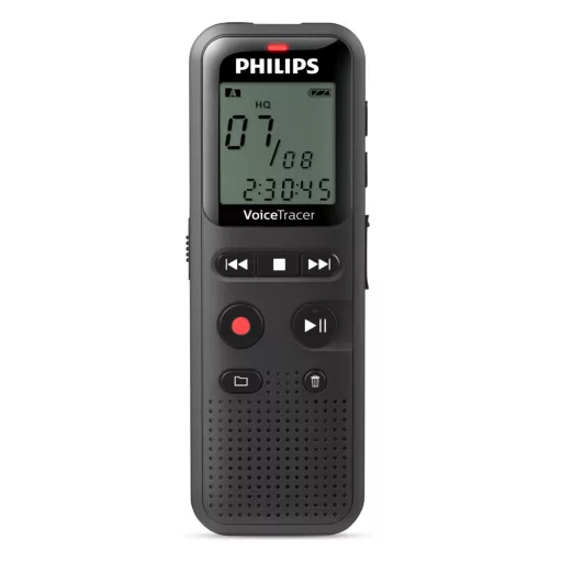 Philips VoiceTracer 8 kHz Fekete