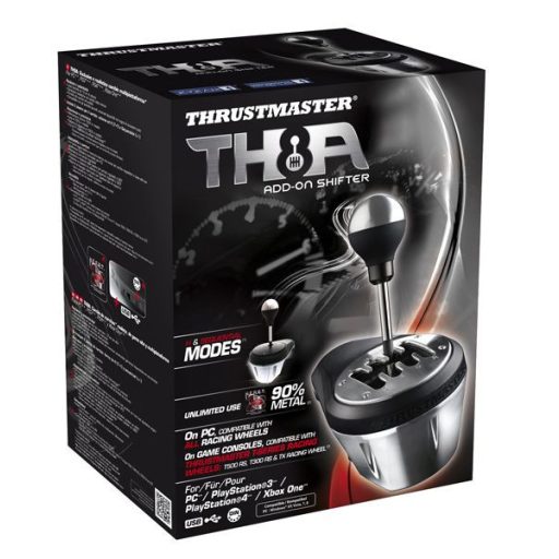 Thrustmaster 4060059 játékvezérlő Fekete, Fémes USB Analóg PC, PlayStation 4, PlayStation 5, Playstation 3, Xbox One, Xbox Series S, Xbox Series X