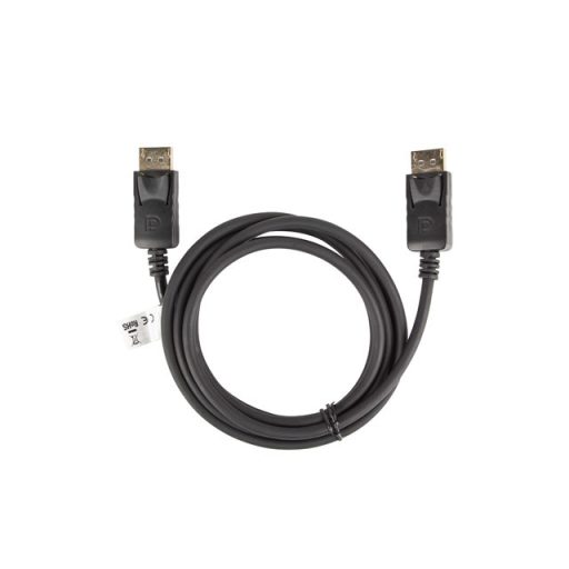 Lanberg CA-DPDP-10CC-0018-BK DisplayPort kábel 1,8 M Fekete