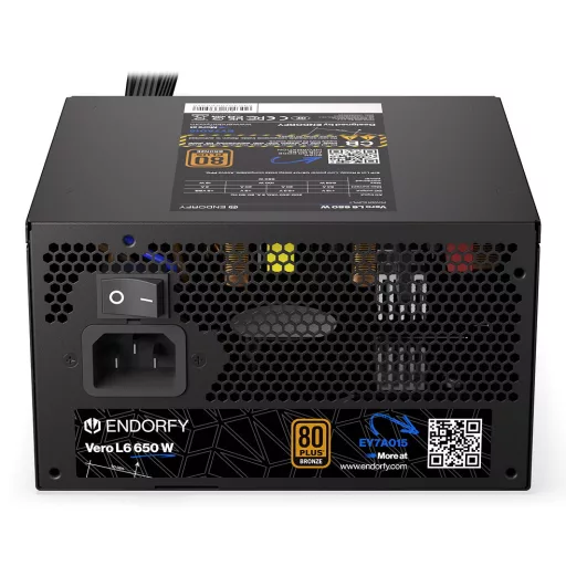 ENDORFY Vero L6 650 W 24-pin ATX ATX Fekete