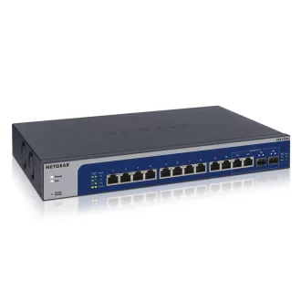   NETGEAR XS512EM Vezérelt L2 10G Ethernet (100/1000/10000) 1U Kék, Szürke