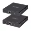 StarTech.com 4K70IC-EXTEND-HDMI audió/videó jeltovábbító AV adó- és vevőegység Fekete