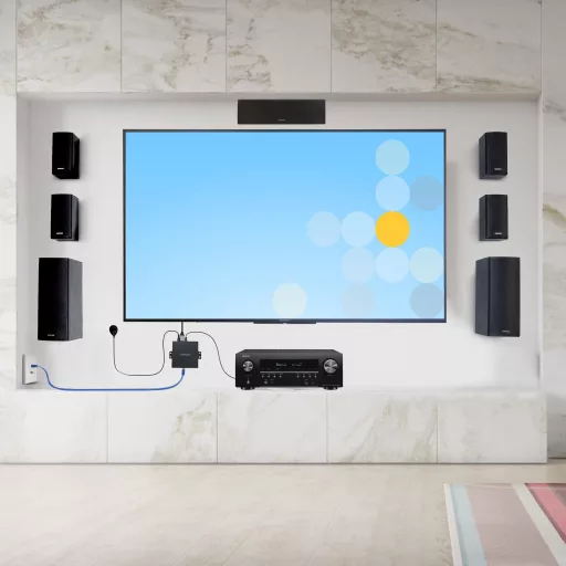 StarTech.com 4K70IC-EXTEND-HDMI audió/videó jeltovábbító AV adó- és vevőegység Fekete