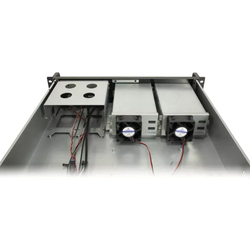 Inter-Tech 2U-2504 Rack Fekete