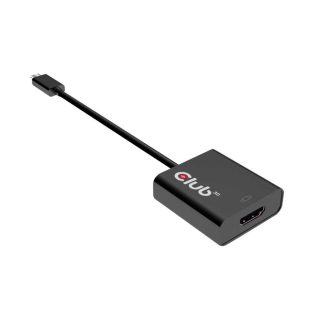   CLUB3D CAC-2504 video átalakító kábel 0,15 M USB C-típus HDMI A-típus (Standard) Fekete