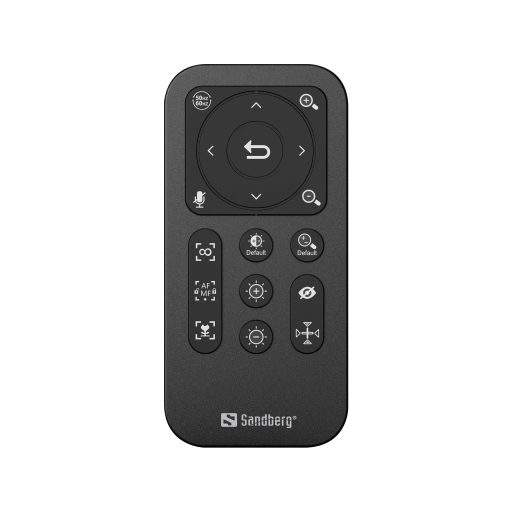 Sandberg 134-39 webkamera 2560 x 1440 pixelek USB 2.0 Fekete