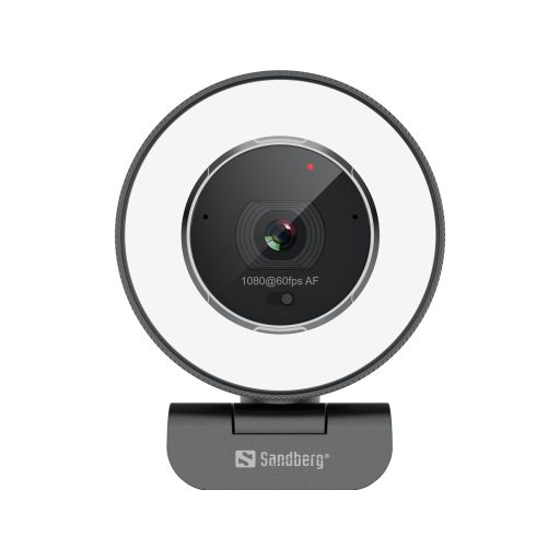 Sandberg 134-39 webkamera 2560 x 1440 pixelek USB 2.0 Fekete
