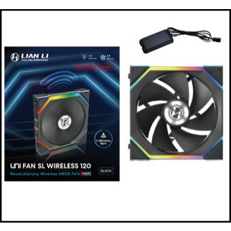   Lian Li UNI FAN SL Wireless 120 Reverse Blade 12 cm Fekete 1 db