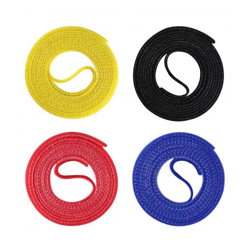 Label-the-cable ROLLS vezetékkötegelő Tépőzár Fekete, Kék, Vörös, Sárga 4 db