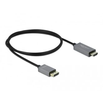   DeLOCK 85928 video átalakító kábel 1 M DisplayPort HDMI Fekete, Szürke