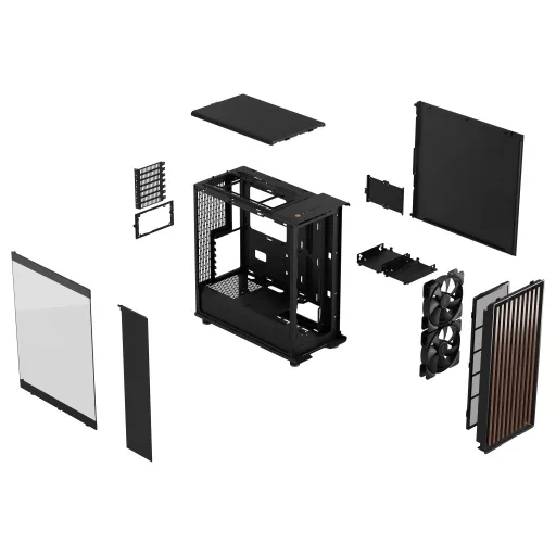 Fractal Design North Midi Tower Fekete