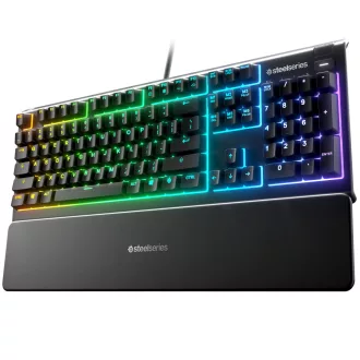   Steelseries Apex 3 billentyűzet Játék USB QWERTY Brit angol Fekete